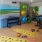 a room with balloons and a table